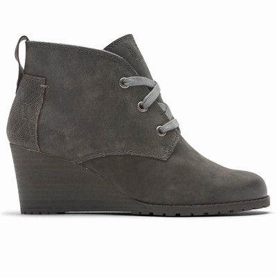 Botas Chukka Rockport Cobb Hill Lucinda Mulher Cinzentas PT-53690